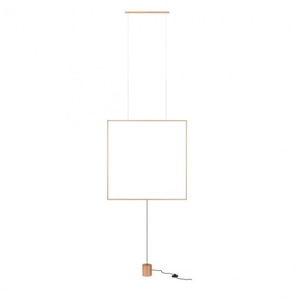 Floor / Suspension Lamp Redo Group Slick Square Ø 81 x 81 cm