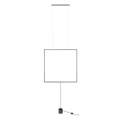 Slick Quadrato 81x81 cm floor / suspension lamp Led 37W