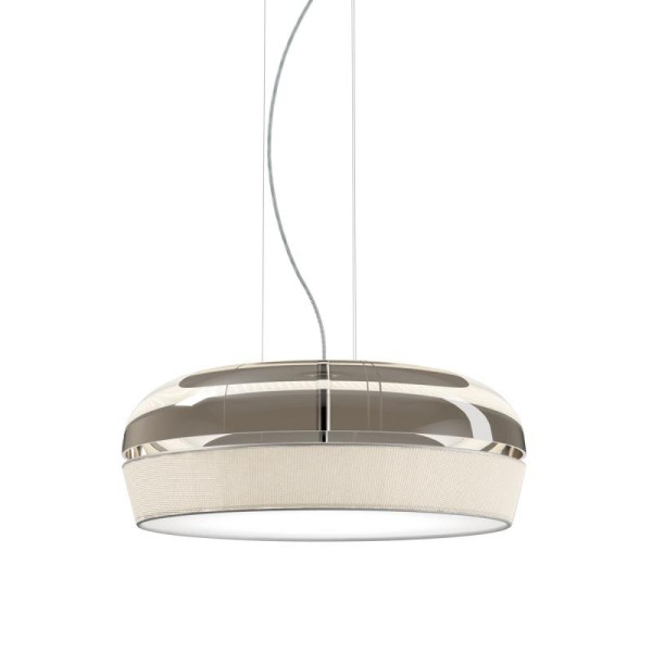 De Majo Dome S50 Tortora / Ivory Suspension Lamp