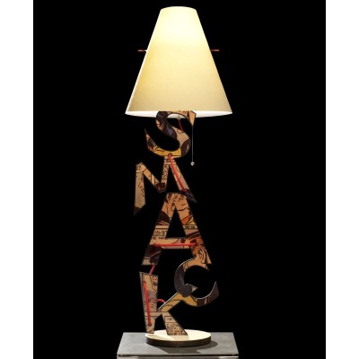 Upset Design Smack table lamp in birch wood 15W E27