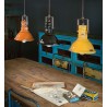 Lampe à suspension en céramique Ferroluce Ferroluce Retrò Industrial C1691 / Vellini