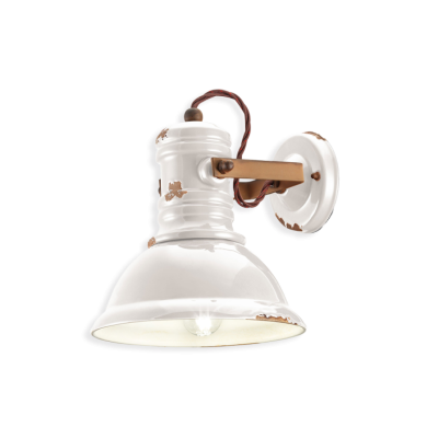 Industrial C1693 Wall lamp in ceramic 53W E27