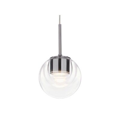 Dew suspension lamp with glass diffuser Led 5W 2700K