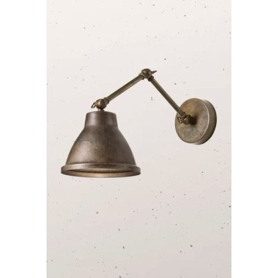 Loft w/joint 1 light wall lamp in iron and brass E27