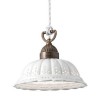 Anita 061.07 Small Suspension Lamp Il Fanale in ceramic and brass / Vellini