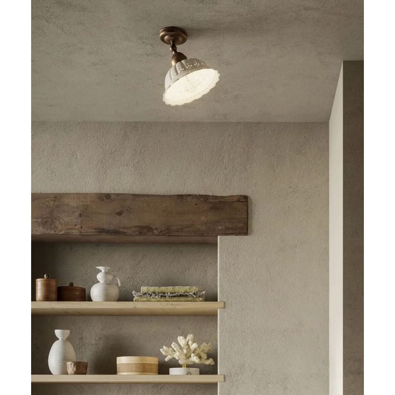 Anita 061.23 traf. c/snodo ceiling lamp in ceramic