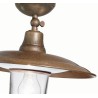 Barchessa 220.13 Large c/snodo Ceiling Lamp for outdoor IP44 Il Fanale in brass and copper
