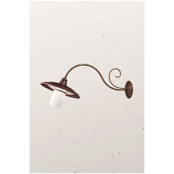 Barchessa 220.26 Large Outdoor Wall Lamp IP44 Il Fanale in brass and copper / Vellini