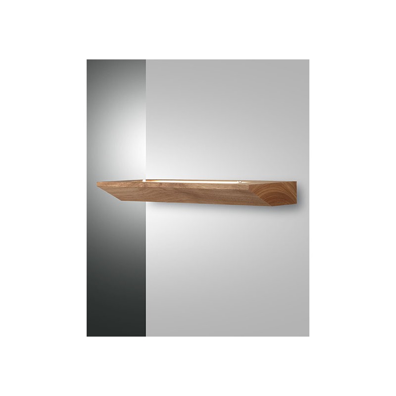 Linus Applique/Etagère Fabas Luce en métal et bois