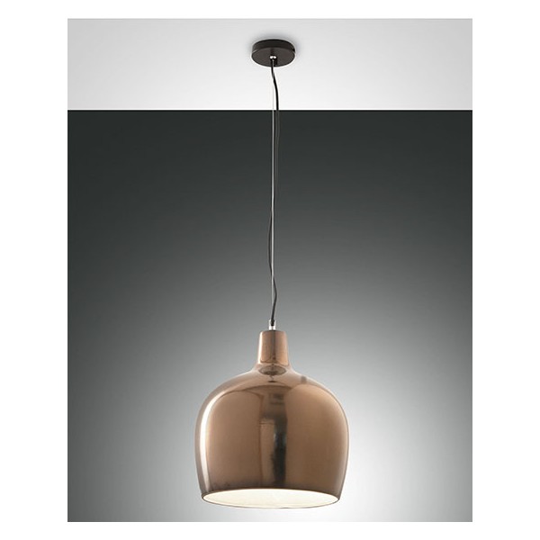 Glossy Ø 32 cm Lampada a Sospensione Fabas Luce in metallo e ceramica