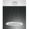 Palau Ø 60 cm Fabas Luce suspension lamp in metal and methacrylate