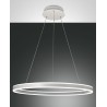 Palau Ø 80 cm Fabas Luce suspension lamp in metal and methacrylate