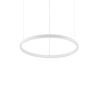 Oracle Slim Round Ø 50 cm Ideal Lux Suspension Lamp in aluminum / Vellini