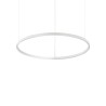 Oracle Slim Round Ø 70 cm Lampada a Sospensione Ideal Lux in alluminio / Vellini