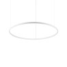 Lampe à suspension Oracle Slim Round Ø 90 cm Ideal Lux en aluminium / Vellini