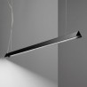 V-Line Ideal Lux Suspension Lamp in aluminum / Vellini