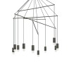 Lampe à suspension Pop 10 lumières Ideal Lux en métal / Vellini