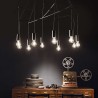 Lampe à suspension Pop 10 lumières Ideal Lux en métal / Vellini