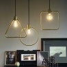 ABC Triangle Ideal Lux Suspension Lamp in metal / Vellini