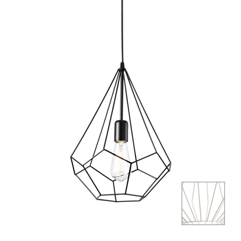 Lampe à suspension Ampolla 3 Ideal Lux en métal / Vellini