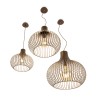 Onion Suspension Lamp Ideal Lux in metal / Vellini