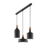 Triade Barra 3 lumières Lampe à Suspension Ideal Lux en métal / Vellini