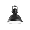 Fisherman Pendant Lamp Ideal Lux in metal and glass / Vellini