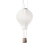 Suspension Dream Big Balloon Ideal Lux en verre et corde / Vellini
