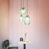 Mint 2 Ideal Lux Suspension Lamp in metal and glass / Vellini