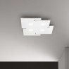 Totem 4 lights Ideal Lux ceiling lamp in metal / Vellini