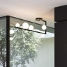 Birds 5 luci Lampada da Soffitto Ideal Lux in metallo e vetro / Vellini