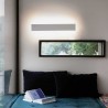 Zig Zag L 53 cm Ideal Lux Wall Lamp in aluminum / Vellini