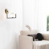 Birds 1 light Ideal Lux Wall Lamp in metal and glass / Vellini