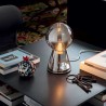 Birillo Piccolo Lampada da Tavolo Ideal Lux in metallo e vetro / Vellini
