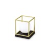 Lampe de table Lingotto Ideal Lux en métal et verre / Vellini