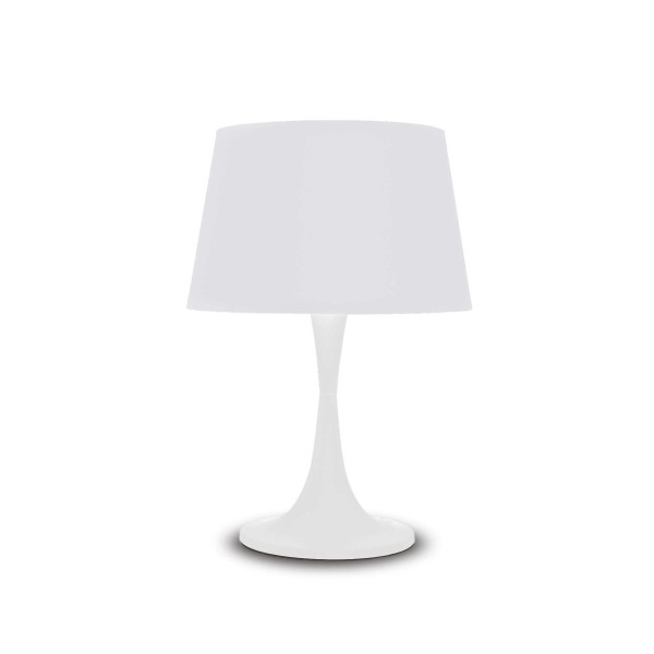 London Large Ideal Lux Table Lamp with PVC / Vellini foil lampshade