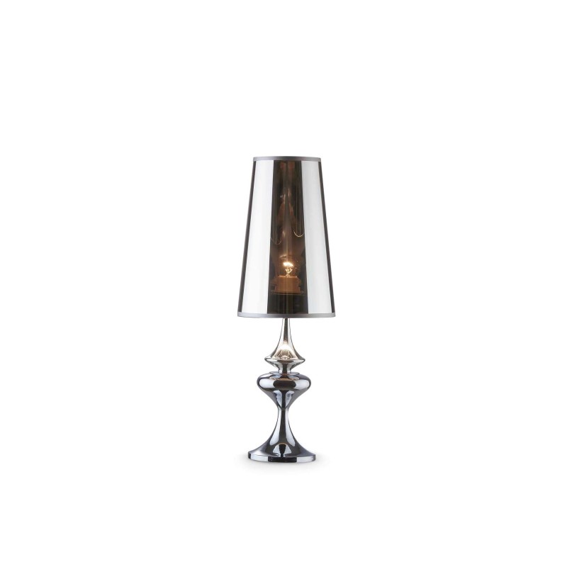 Lampe de table Alfiere Ideal Lux avec abat-jour en feuille de PVC / Vellini