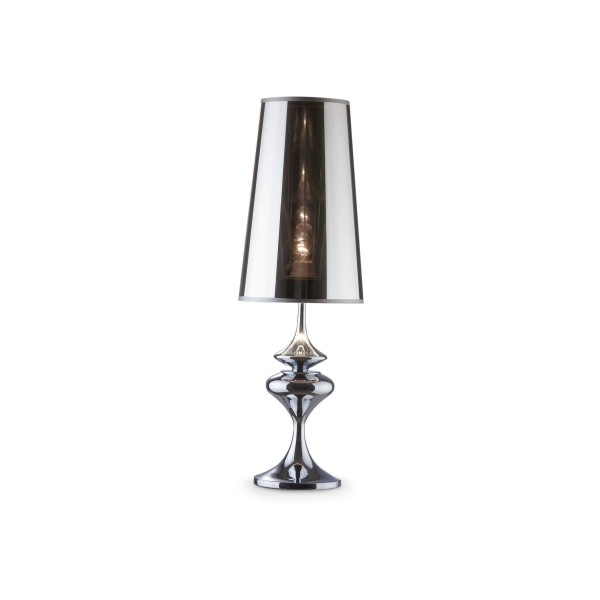 Alfiere Lampada da Tavolo Ideal Lux con paralume in lamina di PVC / Vellini