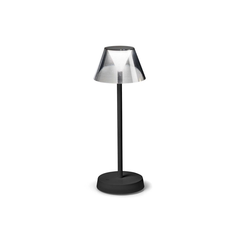 Lolita Ideal Lux rechargeable table lamp in metal IP54