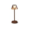 Lolita Ideal Lux rechargeable table lamp in metal IP54