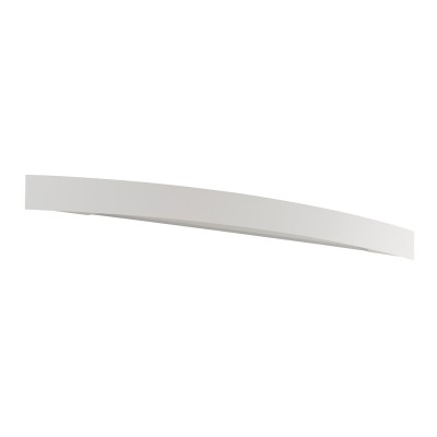 Curvè L 92,9 cm Linea Light bi-emission wall lamp in aluminium
