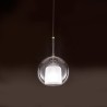 Glo Medium Lampada a Sospensione Penta in metallo e vetro - Rosone escluso / Vellini