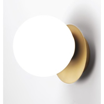 Pearl Media Lampada da Parete/Soffitto Vivida struttura in metallo e diffusore in vetro bianco satinato