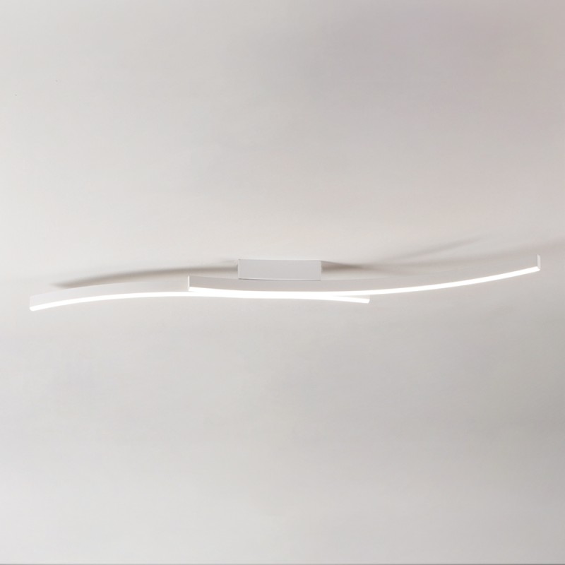 Hyperbola Wall/Ceiling Lamp Vivid aluminum structure