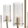 Arco 6 light Maytoni pendant lamp in metal and glass diffusers / Vellini