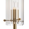 Arco left Maytoni wall lamp in metal and glass diffusers / Vellini