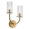 Arco left Maytoni wall lamp in metal and glass diffusers / Vellini