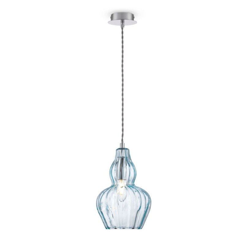 Eustoma Maytoni pendant lamp in metal and glass diffuser / Vellini