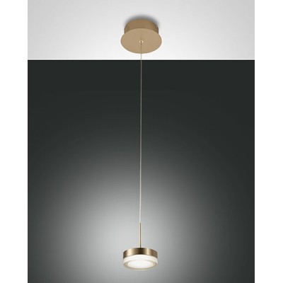 Lampe à suspension Dunk Fabas Luce en métal et méthacrylate / Vellini