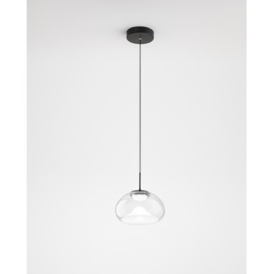 Brena suspension lamp with metal structure and glass diffuser LED 10W 3000K